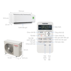 Máy lạnh Toshiba inverter 2hp RAS-H18C2KCVG-V/H18C2ACVG-V