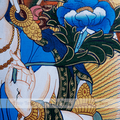 Thangka Đức Tara trắng 82x62