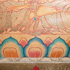 Thangka Đức Bồ Tát Quan Âm Tứ Thủ 44x55