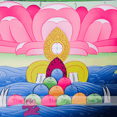 Thangka Đức Kim Cang Tát Đỏa 65x77