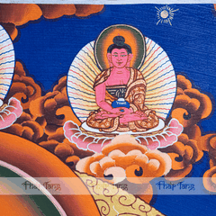 Thangka Đức Tara trắng 82x62