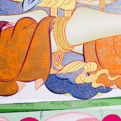 Thangka Đức Kim Cang Tát Đỏa 65x77