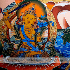 Thangka Đức Tara trắng 82x62