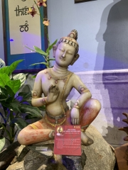 Tượng Đức Phật Mẫu Tara đá cẩm thạch 50cm