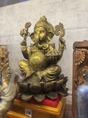 Tượng Đức Hoan Hỷ Thiên Ganesha đồng thế ngồi lớn