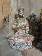 Tượng Phật Thích Ca Thủ Ấn Đặc Biệt Đá Xanh Độc Bản 62cm