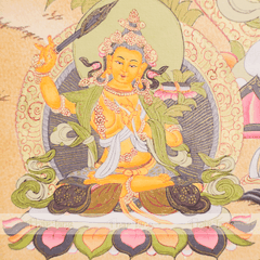 Thangka Đức Quan Âm Thập Nhất Diện 50x60