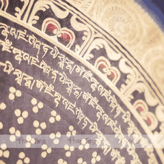 Tranh Thangka Mandala Đức Hoàng Thần Tài Vẽ Vàng 89x89cm | Pháp Tạng