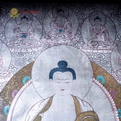 Thangka Đức Bổn Sư Vẽ Tay Tu Viện Gompa