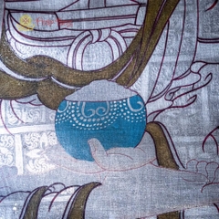 Thangka Đức Bổn Sư Vẽ Tay Tu Viện Gompa