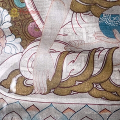 Thangka Đức Bổn Sư Vẽ Tay Tu Viện Gompa