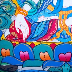 Thangka Đức Tara trắng 22x29