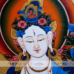 Thangka Đức Tara trắng 82x62