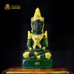 Tượng Phật Thích Ca Ngọc Naga Nguyên Khối Đa Sắc Linh Thiêng