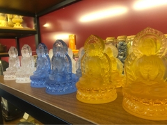 Tượng Đức Bồ Tát Quán Thế Âm lưu ly hai mặt (12cm)