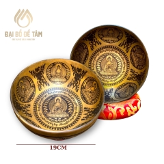 Chuông Xoay Khắc Hình Đức Phật Thích Ca Mâu Ni 19cm