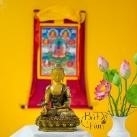 Tượng Đức Dược Sư đồng Đài Loan 23cm