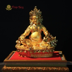 Tượng Đức Hoàng Thần Tài hợp kim mạ vàng (16x10x5cm)