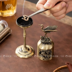 Lư xông trầm đồng Tùng Hạc Diên Niên