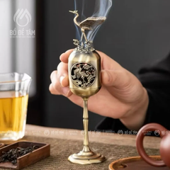 Lư xông trầm đồng Tùng Hạc Diên Niên