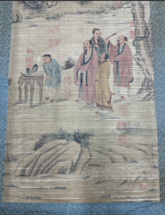 Tranh thủy mặc Tùng Hạ Luận Đạo