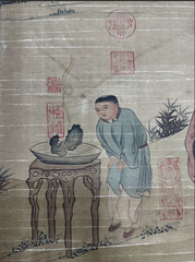 Tranh thủy mặc Tùng Hạ Luận Đạo