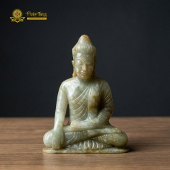 Tượng Phật Thích Ca Mâu Ni Ngọc Phỉ Thúy Nguyên Khối Myanmar