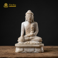 Tượng Phật Thích Ca Mâu Ni Ngọc Phỉ Thúy Nguyên Khối Myanmar