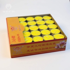 Nến Bơ Đài Loan Hộp 100 Viên Cháy 3H
