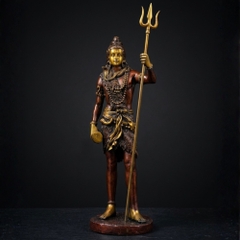 Tôn Tượng Ngài Shiva Thế Đứng 65cm – Đồng Ấn Độ