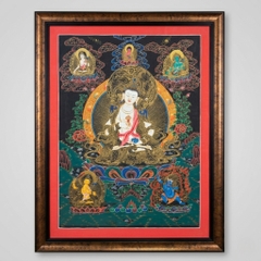 Tranh Thangka Kim Cang Tác Đoả – Bồ Tát Tịnh Hoá Nghiệp Chướng | Pháp Tạng