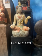 Tượng Đức Bồ Tát Quán Thế Âm Hán Bạch Ngọc