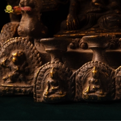 Tượng Phật Thích Ca Mâu Ni Gỗ Nepal Xưa 40cm