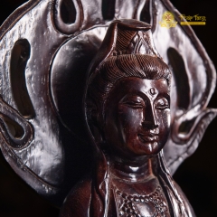 Tượng Quán Thế Âm Bồ Tát Gỗ Myanmar 70cm