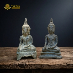 Tượng Phật Thích Ca Đồng Thái Lan Xưa Sưu Tầm (10-20cm)