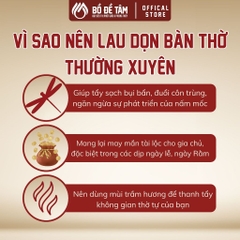 Nước Lau Bàn Thờ Hương Trầm 300ml Xịt Làm Sạch Đồ Thờ