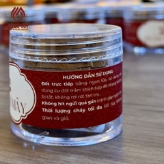 Hũ Trầm Hương Vân Mây Quảng Nam Cao Cấp (40g/15 vân mây) | Siêu Thị Bồ Đề Tâm