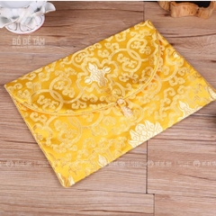 Túi Vải Gấm Đựng Kinh Sách Họa Tiết Phật Giáo Trang Trọng | Siêu Thị Bồ Đề Tâm