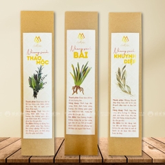 Nhang Thảo Mộc Tự Nhiên Hộp 50 Cây, Ít Khói, Thơm Mát, An Toàn | Siêu Thị Bồ Đề Tâm