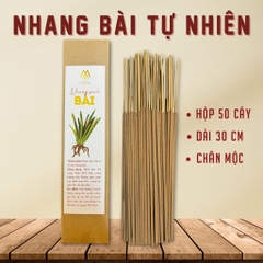 Nhang Thảo Mộc Tự Nhiên Hộp 50 Cây, Ít Khói, Thơm Mát, An Toàn | Siêu Thị Bồ Đề Tâm