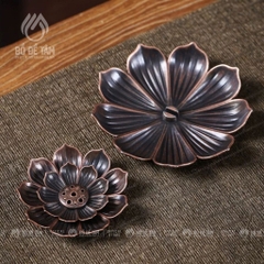 Đế Cắm Nhang Hoa Sen Hợp Kim 3 Tầng Siêu Thị Bồ Đề Tâm – Dùng Cho Nhang Tăm, Nhang Vòng, Trầm Nụ