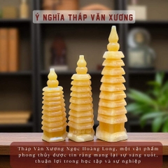 Tháp Văn Xương Ngọc Hoàng Long 9 Tầng Đá Tự Nhiên Phong Thủy