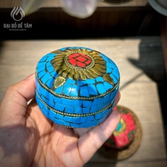 Bộ Hộp Đựng Trang Sức Thủ Công Tây Tạng 3 Trong 1 Hợp Kim Đồng