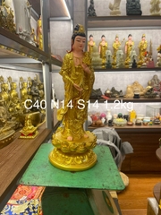 Tượng Đức Bồ Tát Đại Thế Chí composite vàng