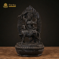 Tượng Đức Bạch Lạp Mỗ Thần - Hộ Pháp tướng nữ duy nhất trong Tây Tạng đồng Đài Loan 31cm