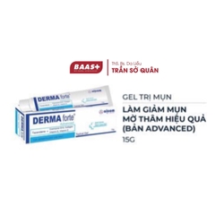 GEL Hỗ Trợ Làm Mờ Sẹo, Ngừa Thâm, Ngừa Tái Phát Mụn, Sạch Bã Nhờn (Bản Nâng Cấp) - DERMA-FORTE ADVANCED (15g)