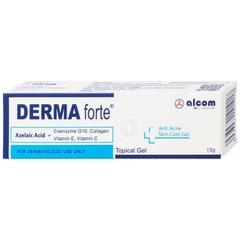 GEL Hỗ Trợ Làm Mờ Sẹo, Ngừa Thâm, Ngừa Tái Phát Mụn, Sạch Bã Nhờn (Bản Thường) - DERMA-FORTE (15g)