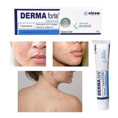 GEL Hỗ Trợ Làm Mờ Sẹo, Ngừa Thâm, Ngừa Tái Phát Mụn, Sạch Bã Nhờn (Bản Nâng Cấp) - DERMA-FORTE ADVANCED (15g)