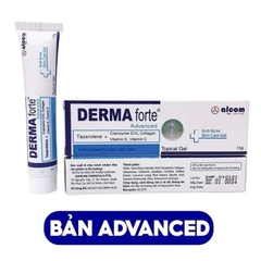GEL Hỗ Trợ Làm Mờ Sẹo, Ngừa Thâm, Ngừa Tái Phát Mụn, Sạch Bã Nhờn (Bản Nâng Cấp) - DERMA-FORTE ADVANCED (15g)