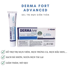 GEL Hỗ Trợ Làm Mờ Sẹo, Ngừa Thâm, Ngừa Tái Phát Mụn, Sạch Bã Nhờn (Bản Nâng Cấp) - DERMA-FORTE ADVANCED (15g)